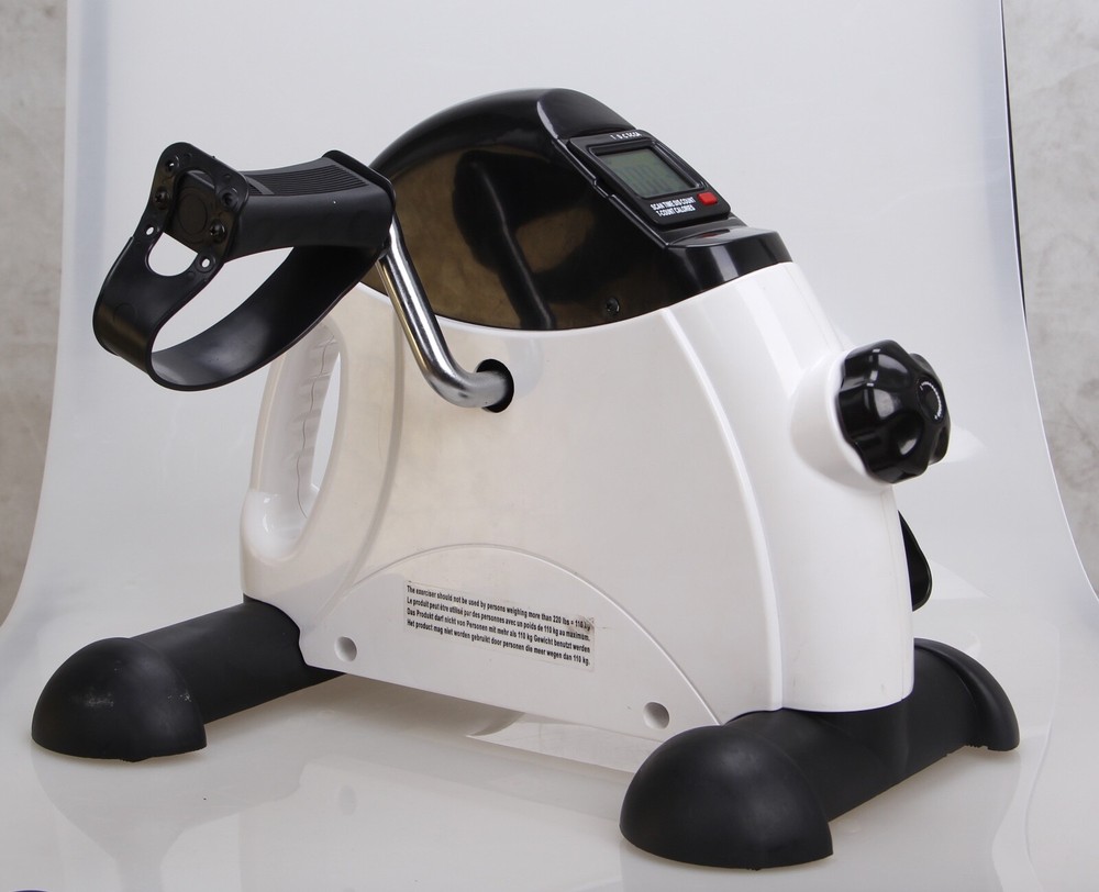 Mini Exercise Bike Pedal Exerciser Cycle Adjustable Resistance w/LCD Display