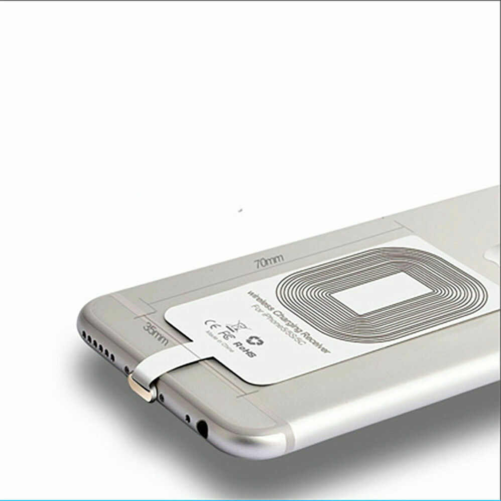 QI Wireless Adapter Fast Charger Receiver For Samsung Android Type C US