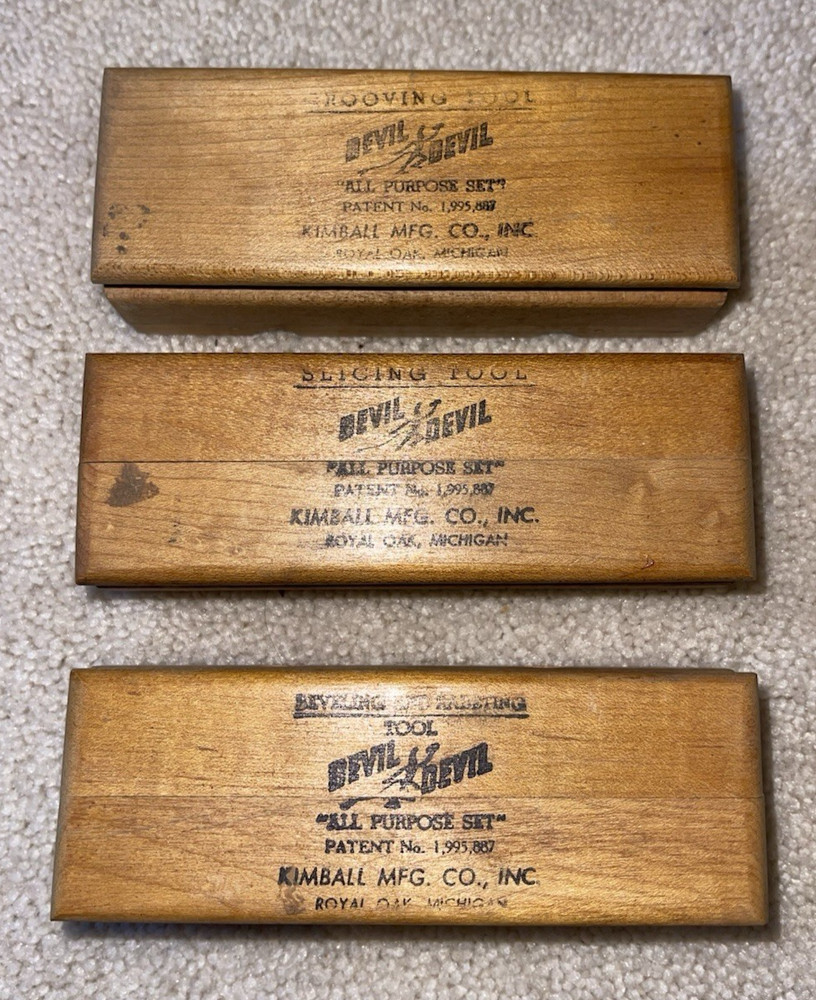 Vintage Kimball "Bevil Devil" Standard Insulation Board Beveling Tool Kit