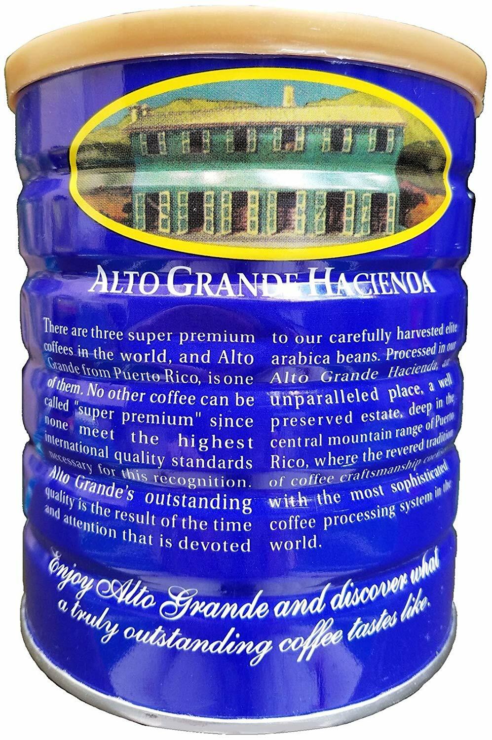 Alto Grande Coffee Super Premium Ground Coffee From Puerto Rico, 8.8 Ounce