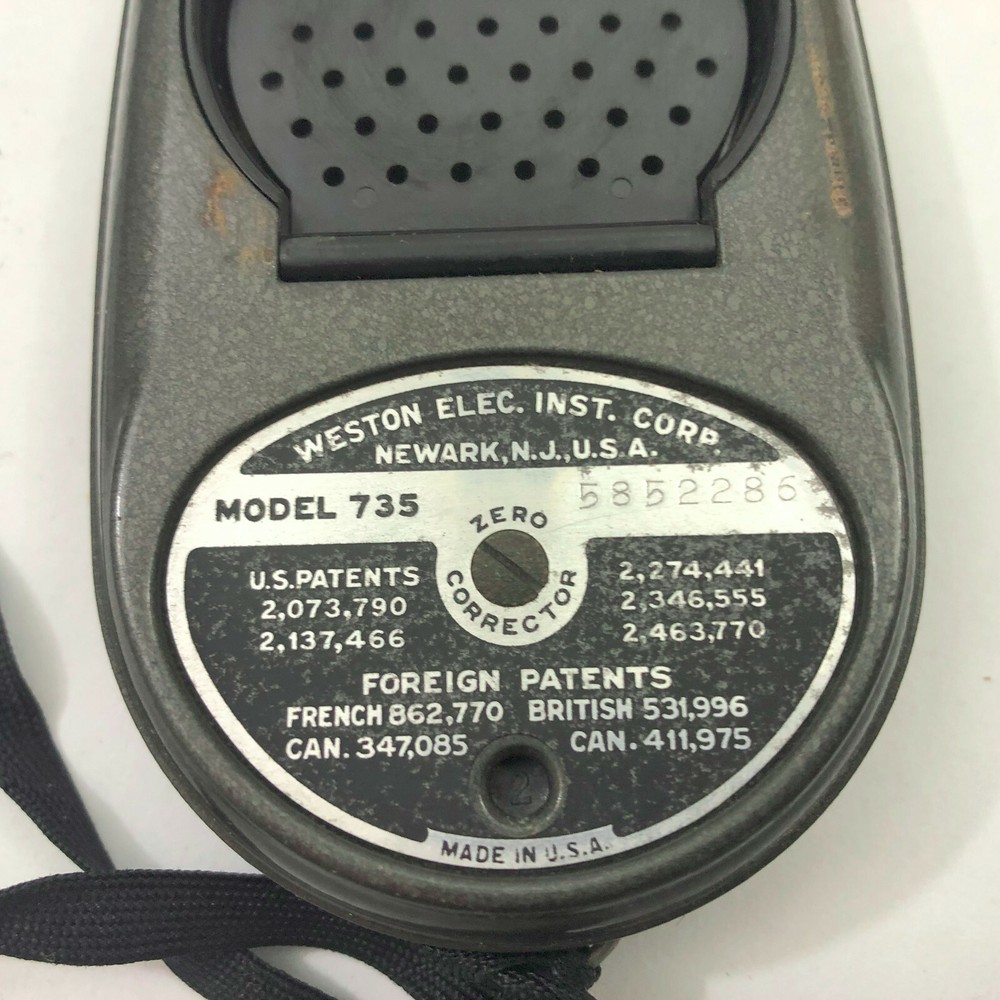 Weston Electric 735 Master II Universal Exposure Light Meter