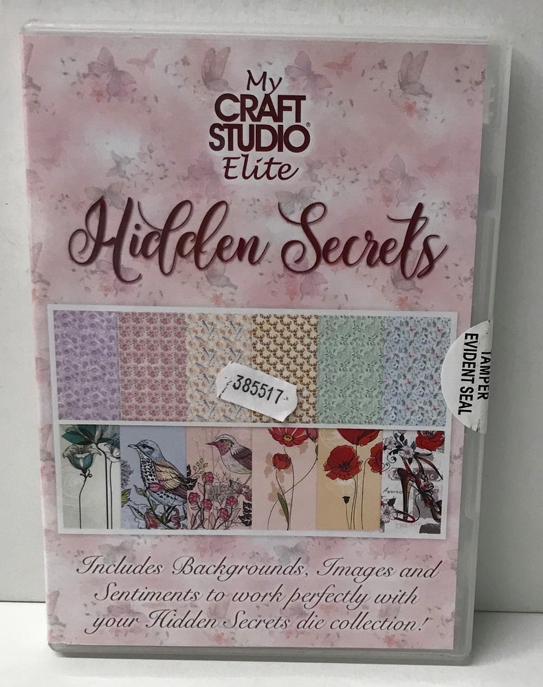 Hidden Secrets My CRAFT STUDIO Elite PC CD-ROM - Backgrounds,Images,Sentiments