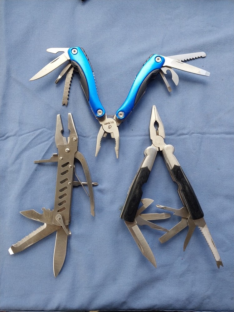 3 Survival Tool - Foldable With Multiple Gadgets