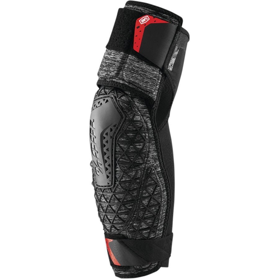 100% Surpass Elbow Guards (Large, Gray/Black)