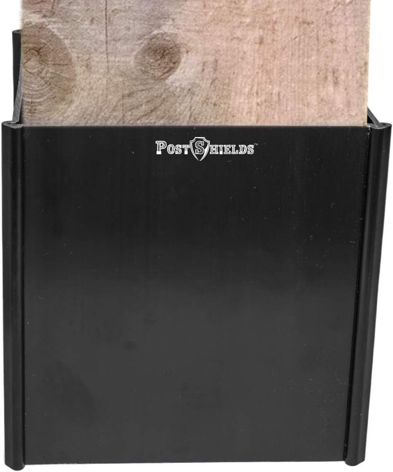 Post Shields Post Protector (4x4x6 inches)  – No Tools, Screws or Nails Needed