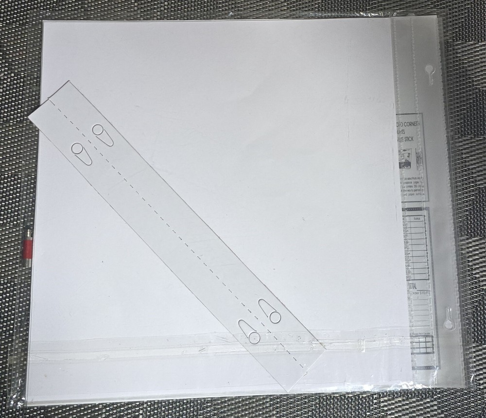 Pioneer Universal Top-Loading Page Protectors 5 Sheets; 8"X8"; Includes 2 Posts