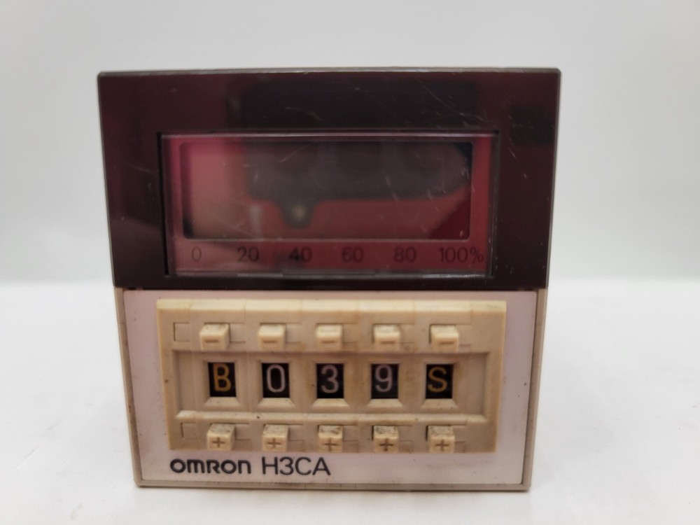 Omron H3CA-A Solid State Timer Plug-In SPDT 3-Digit Display 3A 24-240V 11-Pin