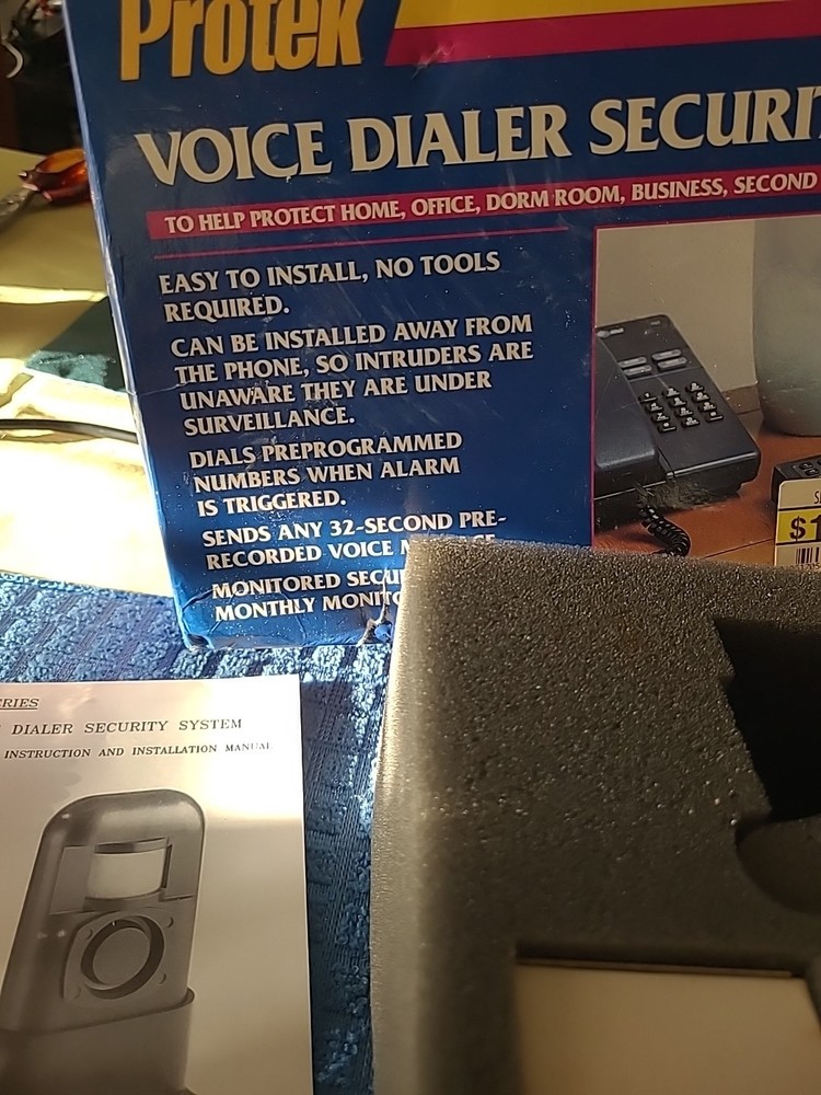 PROTEK VOICE DIALER SECURITY SYSTEM