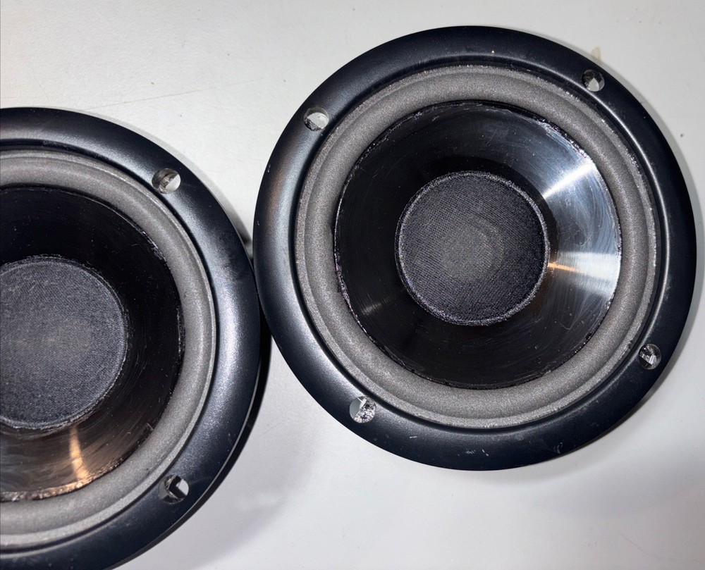 Infinity Reference E-L Bookshelf Speakers NEW FOAM - OEM Poly Graphite Woofers