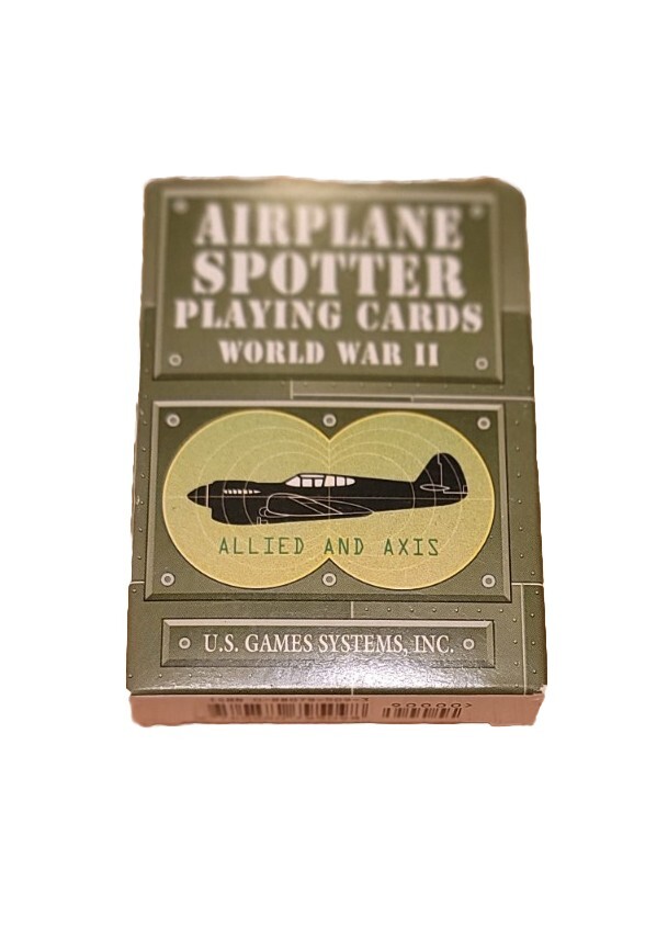 WW2 Airplane Identification Flash Card Lockheed P-38 Lightning Pursuit Spotting