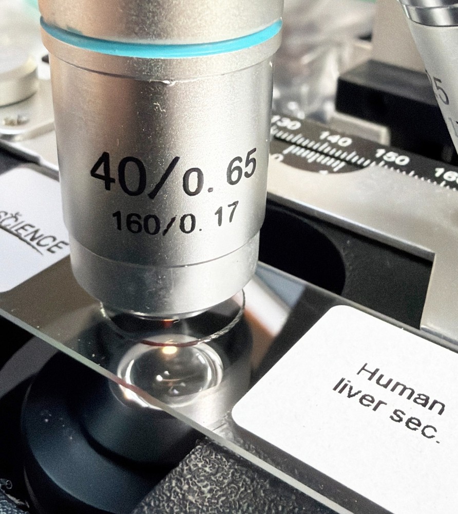 Walter Binocular Compound Microscope 40X-1000X Oil 4 objectives Tested