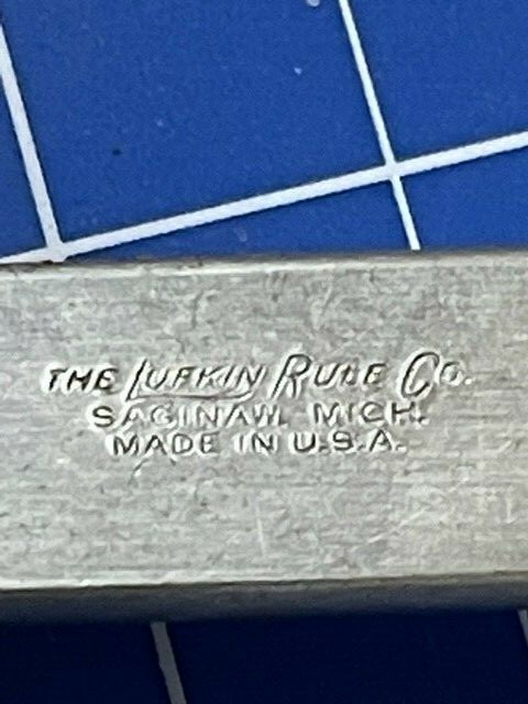 LUFKIN 42-12 Inside Caliper with Solid Nut, 12" VINTAGE rusty