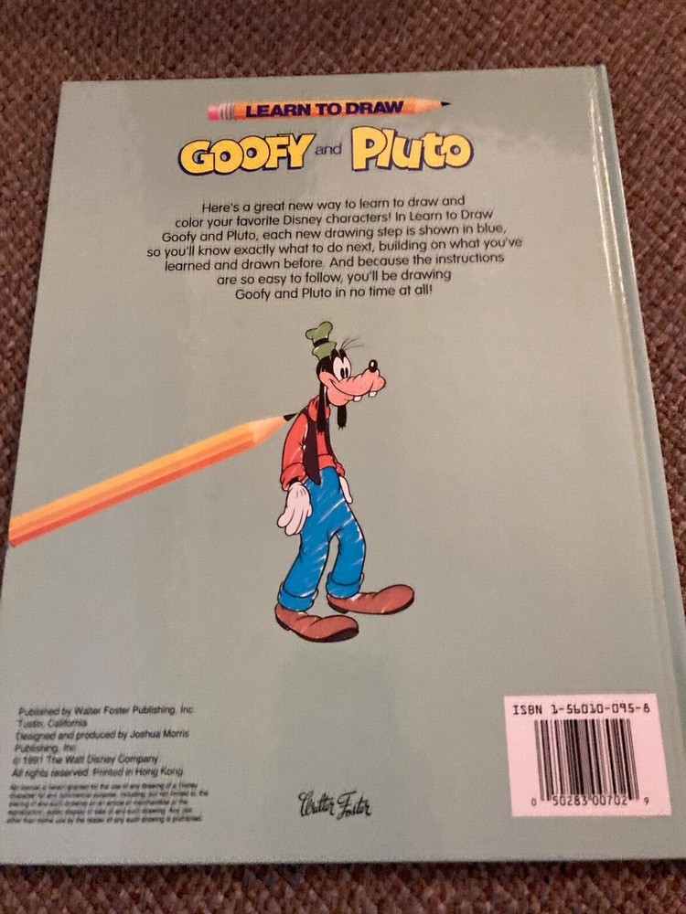 Disney Learn to Draw Goofy and Pluto
