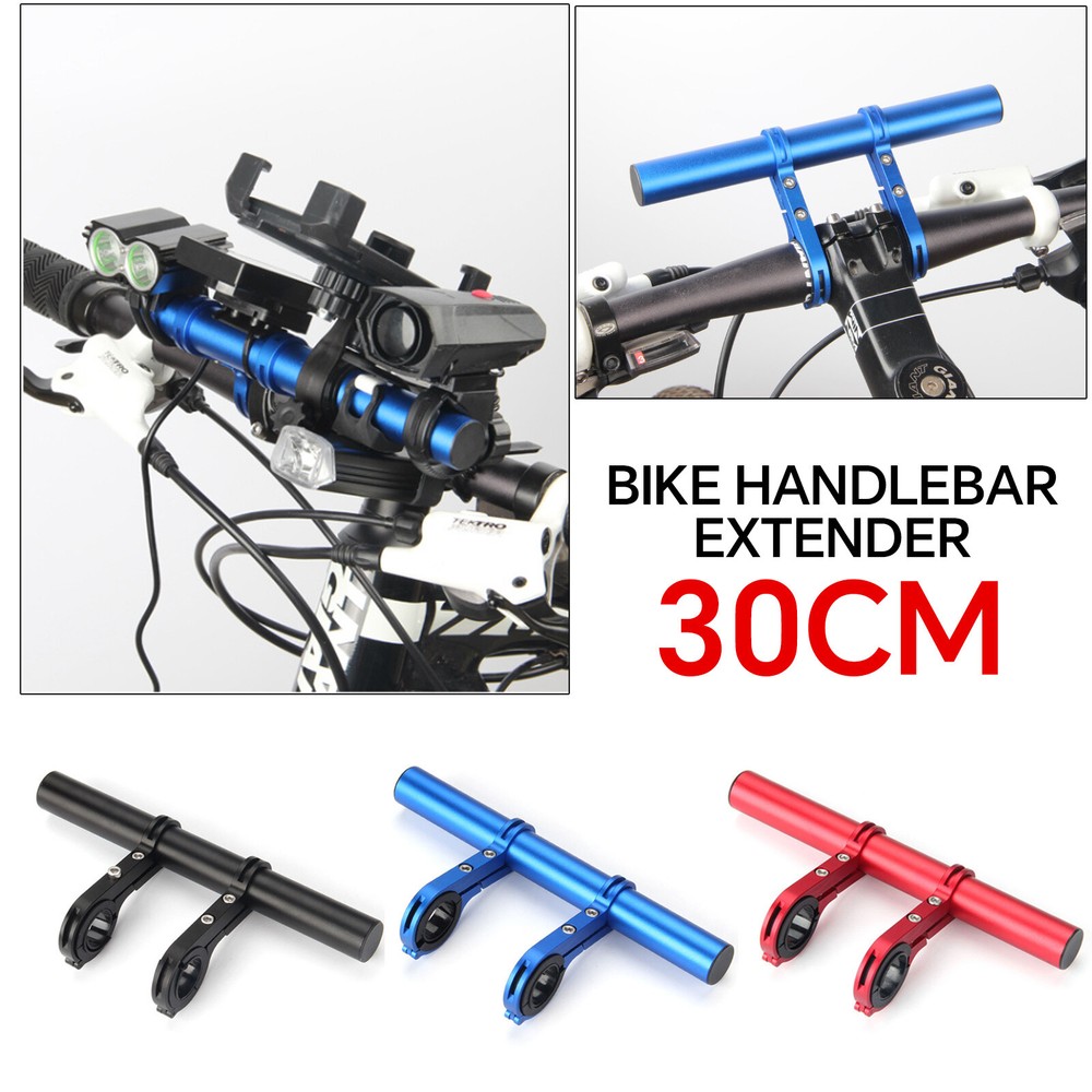 Bike Flashlight Holder Handlebar Bicycle Handle Bar Extender Mount Bracket MTB