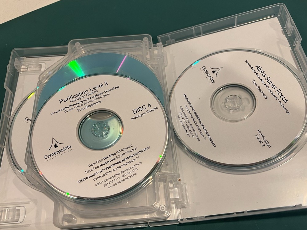 Holosync Purification Level 2 Original 5 Discs + Bonus Alpha Theta Discs