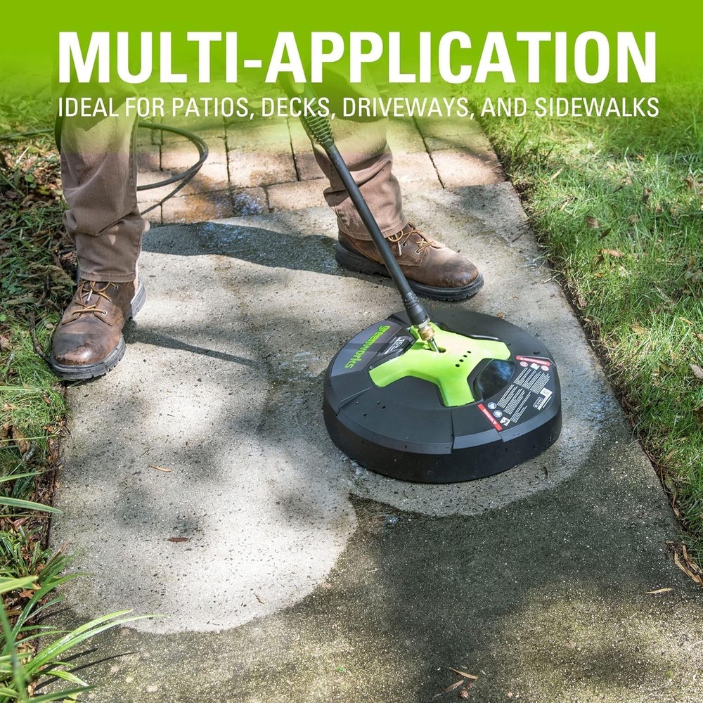 Versatile 15" Surface Cleaner - High Pressure Cleaning for Decks & Sidewalks