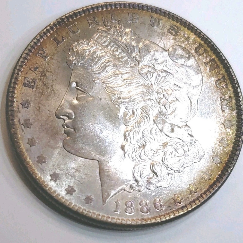1886 P Morgan toner in Gem MS  +++