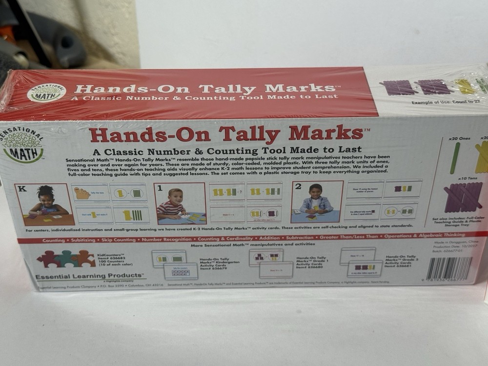 Sensational Math KidCounters & Hands On Tally Marks Lot Sealed