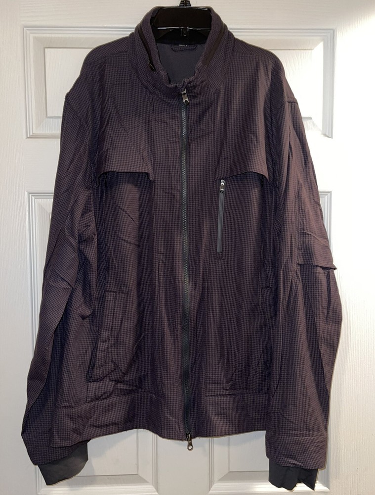 Lululemon Men's Blue/Gray  Zip Up Athletic Jacket Size L