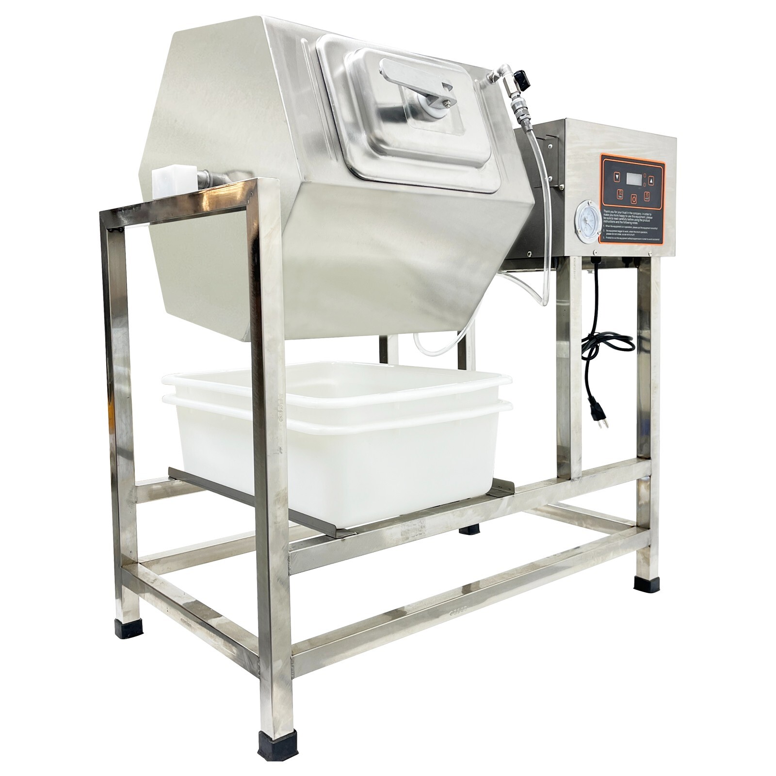 70L Meat Salting Machine Chicken Marinating Vacuum Meat Tumbler Marinator 110V