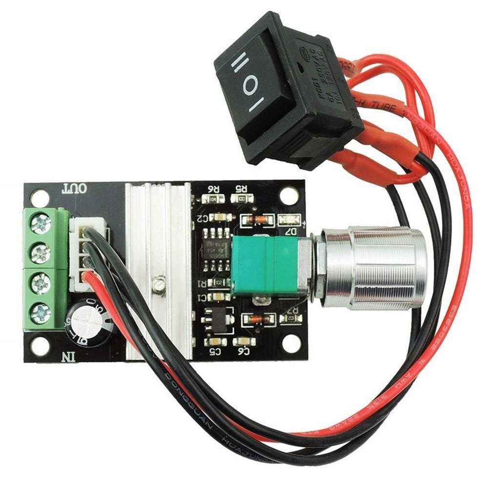6V-28V 3A DC Motor Speed Controller PWM Variable Speed Regulator Governor Swi...