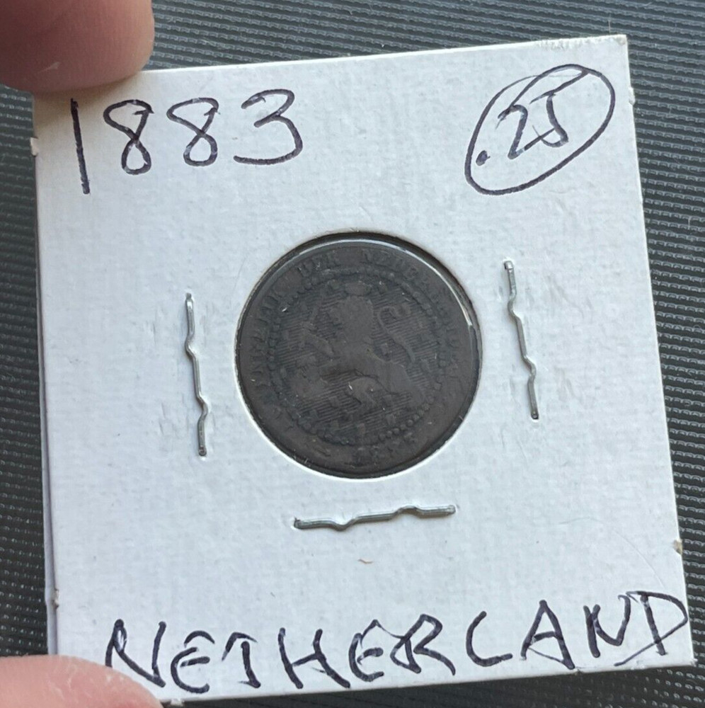 1883 Netherlands 1 One Cent