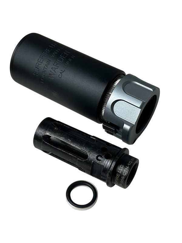 WARDEN 5.3" Version Airsoft Part Alloy Quick Release 14mm ccw thread