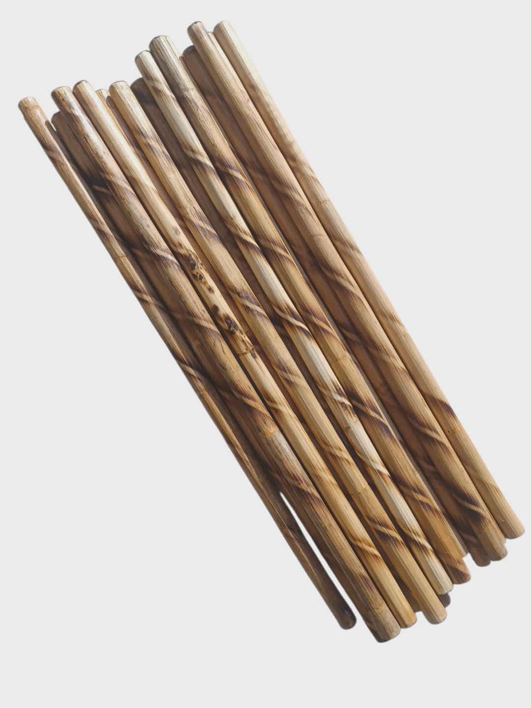 16 Rattan Arnis Baston Escrima Kali Stick, Peeled with Leather Tips