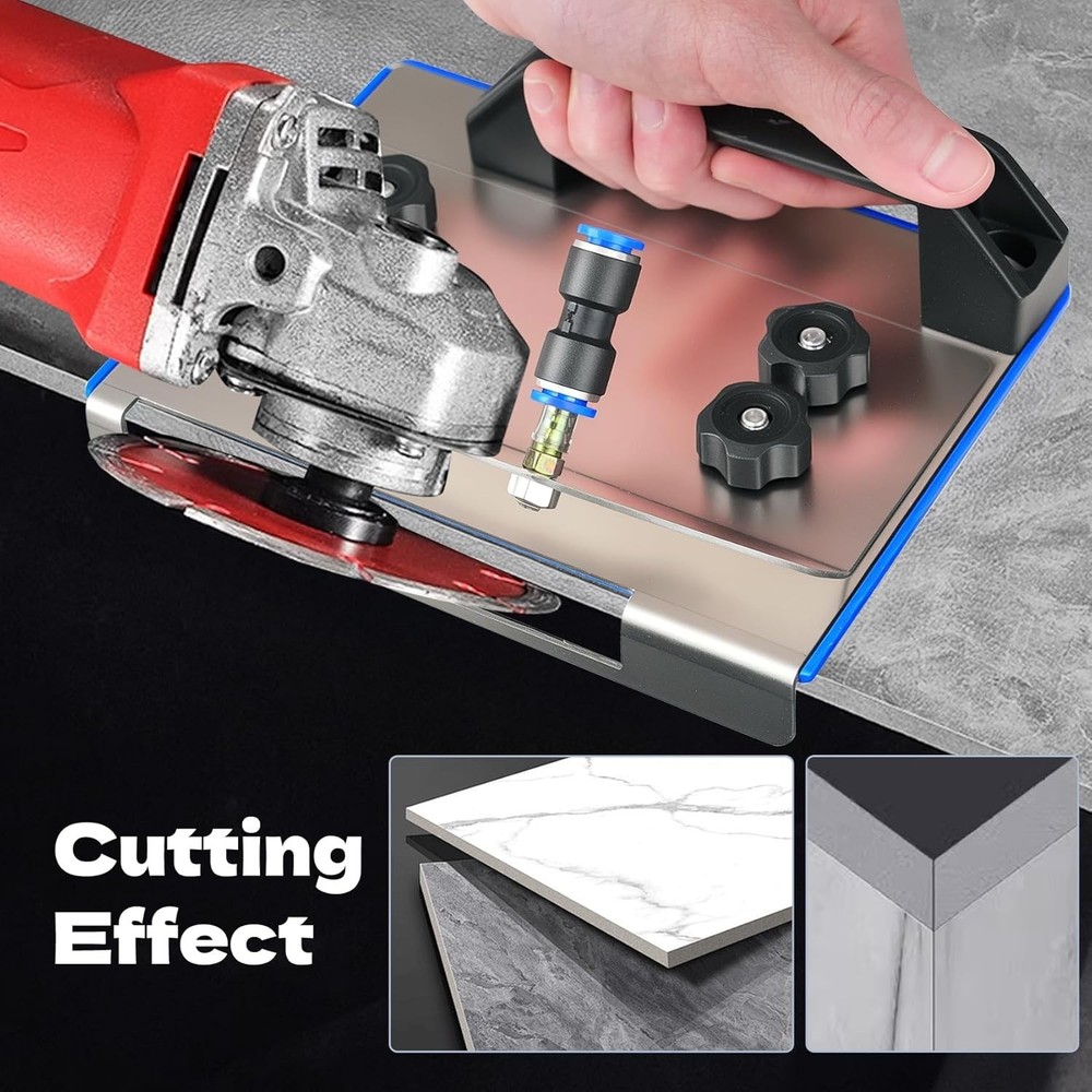 45 Degree Tile chamfering Tool Angle Grinder Stand for 45° Tile Cutting 100-T...