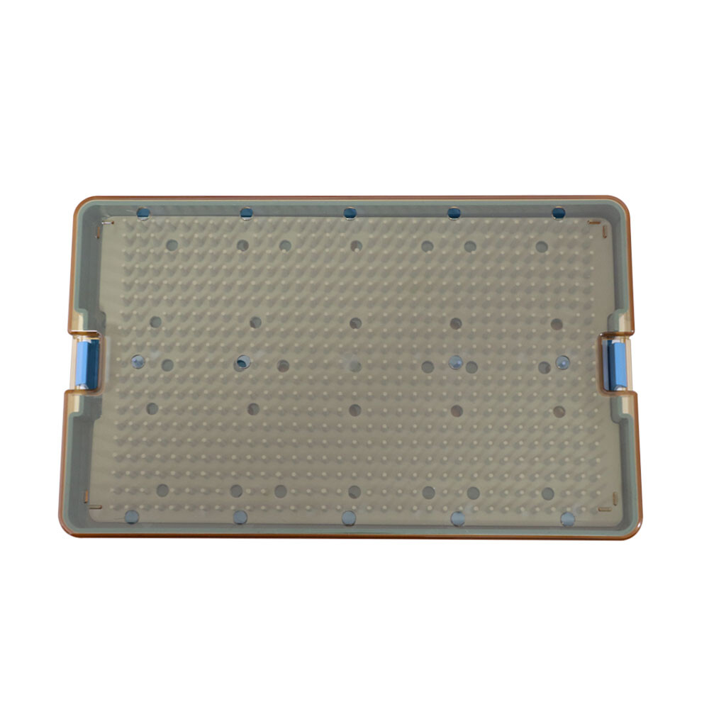 220*140*22 Medium PPSU Plastic Sterilization Tray Case for Surgical Instruments