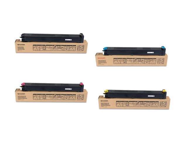 Sharp MX-23NT OEM Toner Set, B/C/M/Y