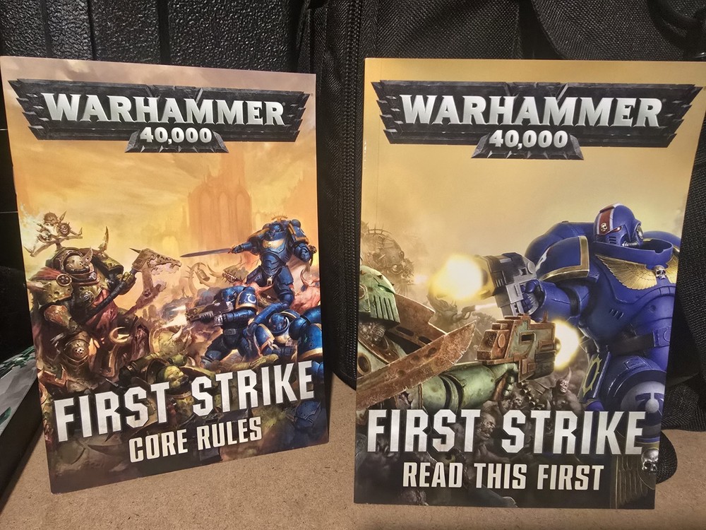 Warhammer 40k First Strike Rule Books