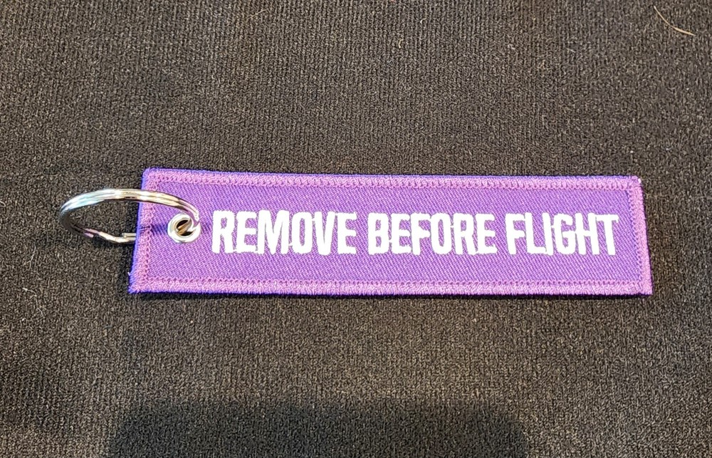 VMM-364 Purple Foxes Remove Before Flight Keychain