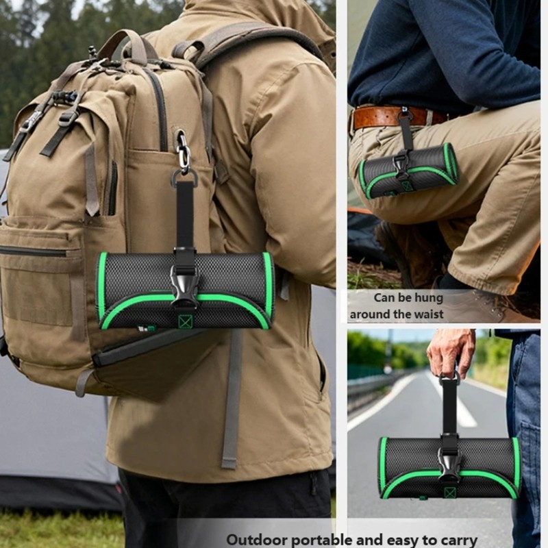 Professional Tool Storage Roll Pouch Roll Up Tool Bag for Sockets and Drill Bits