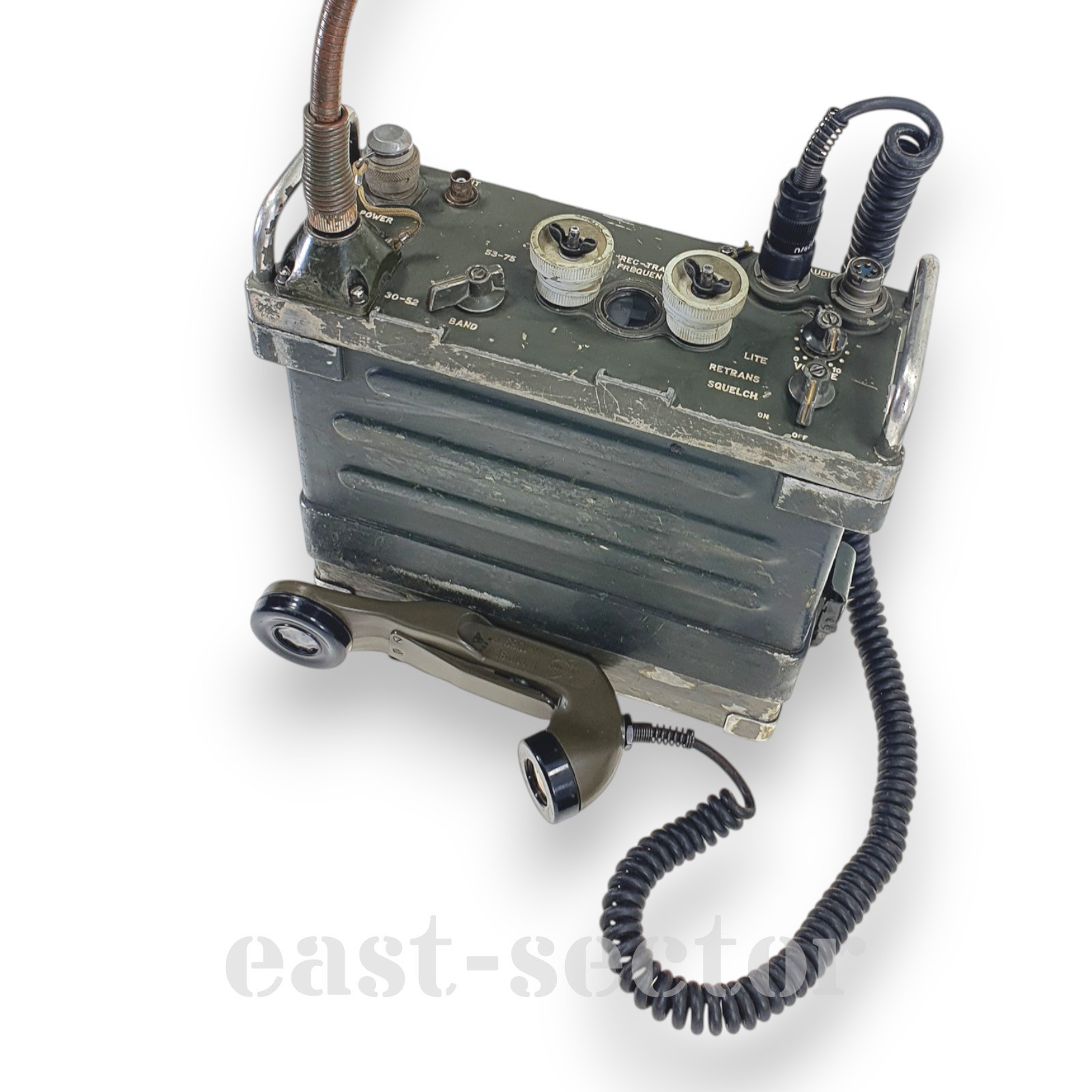 US Army PRC-77 RT-841 Military Radio Set Manpack Antenna Frame Handset Bag PRC25