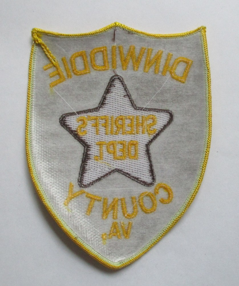 DINWIDDIE COUNTY VIRGINIA SHERIFF'S DEPARTMENT PATCH Original