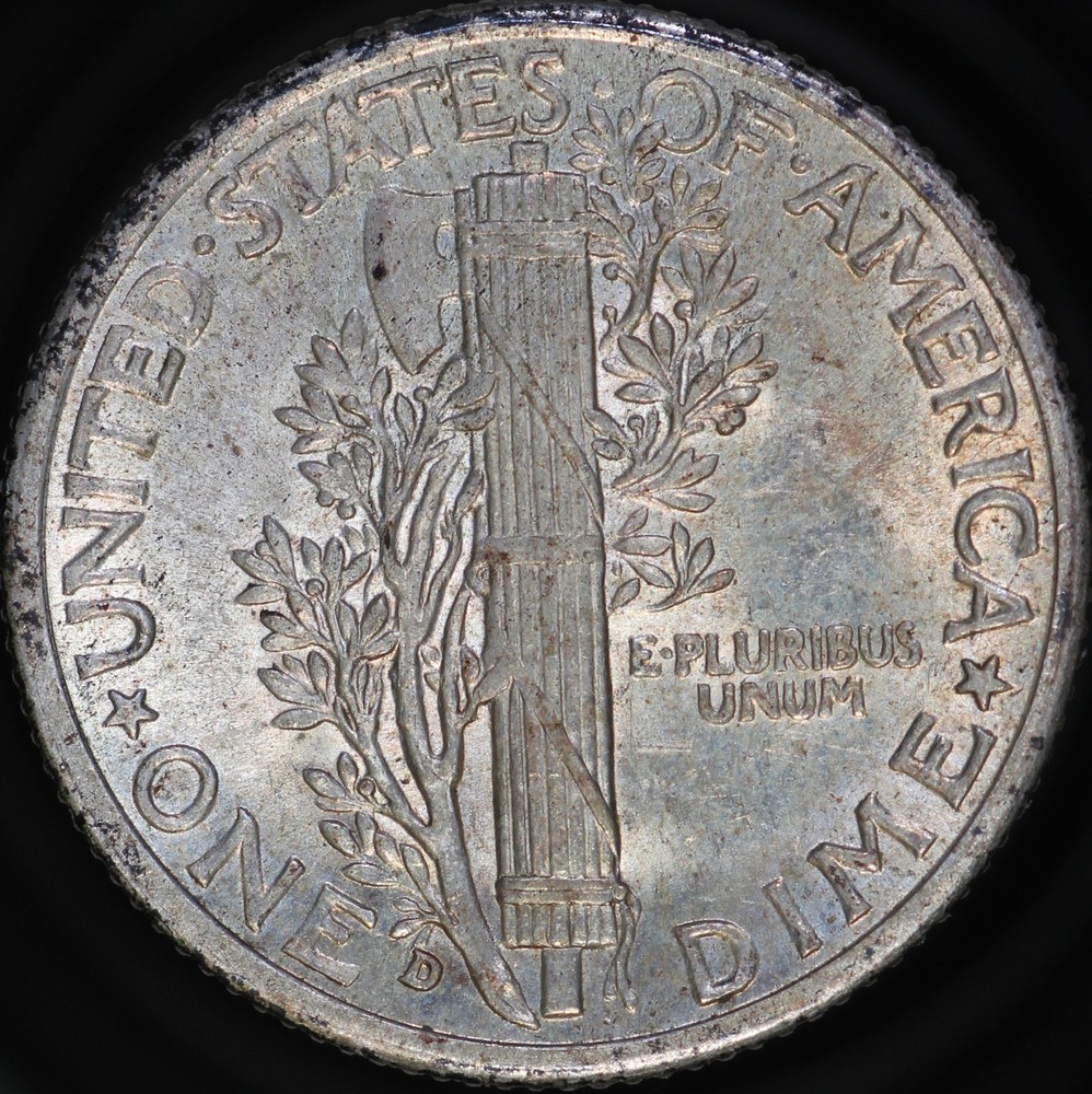 1937 D Mercury Dime Ch. BU