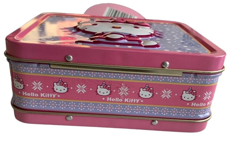 2002 Hello Kitty Sanrio Mini Lunch Box Empty Tin Y2K 2000s