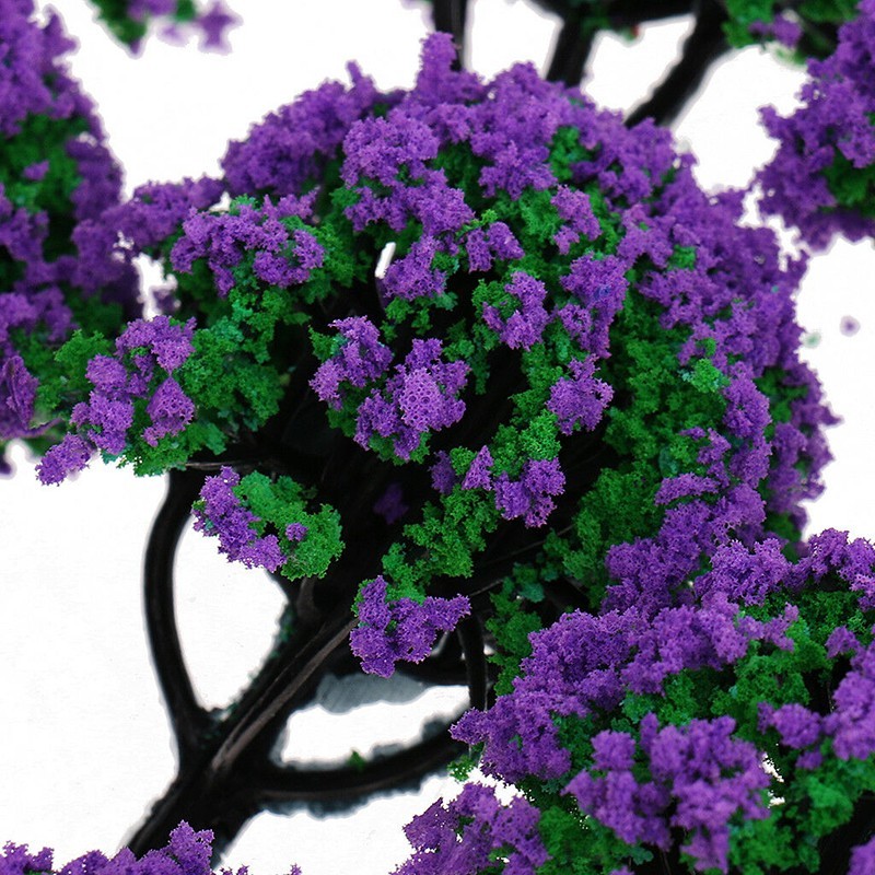 Plastic 10pcs 1: 150 Scale Model Trees Train Railway DIY Park Scenery Protable