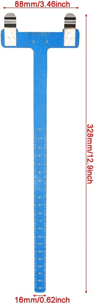 Archery Bow String Nocking Points Set with T Square Ruler Nocking Buckle Pliers