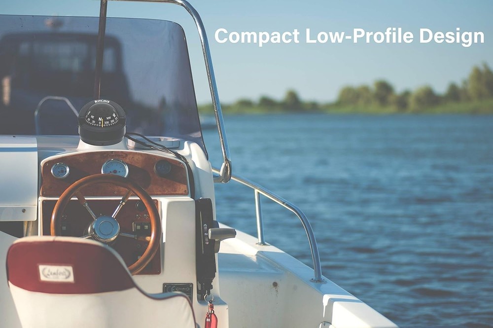 High-Temp Composite Explorer Compass 2 3/4" Surface Mount, Sun Shield, Portable