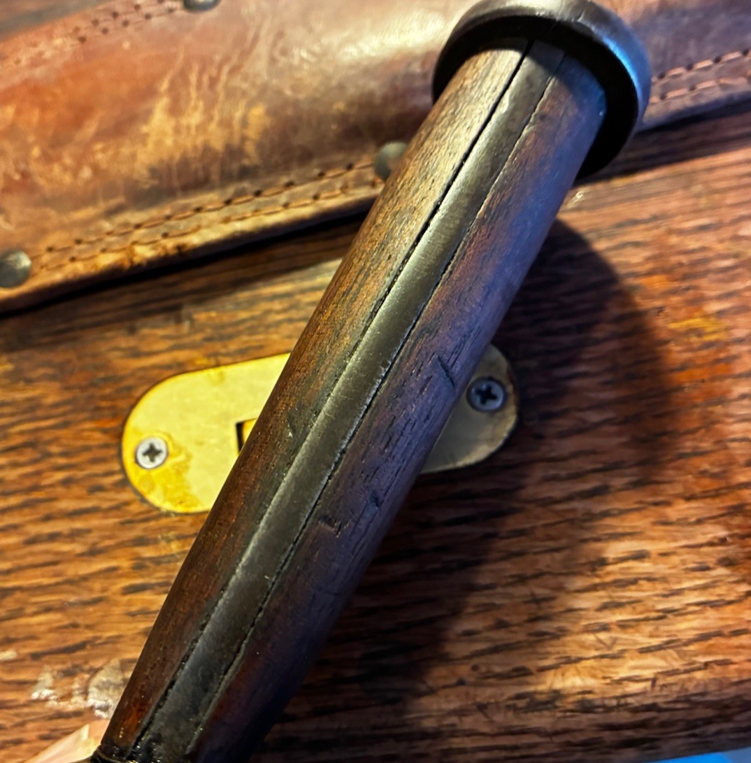 US Army USMC Marine WWII Theater Handle Western G46-8 Fighting Knife, Sheath Vtg