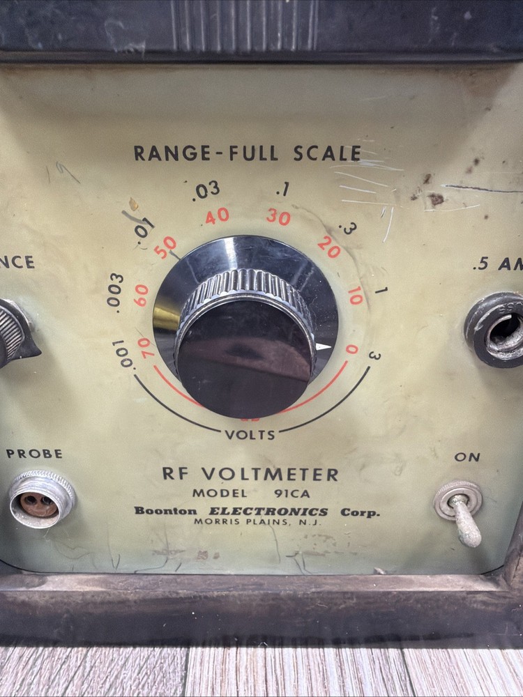 Boonton Electronics 91CA RF Voltmeter Untested