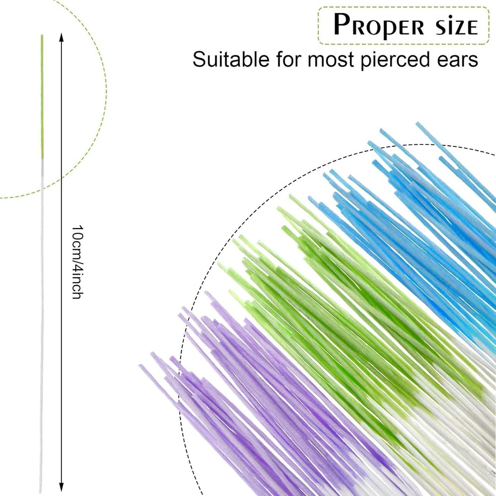 Three hundred sixty ear piercing cleaning floss sticks.