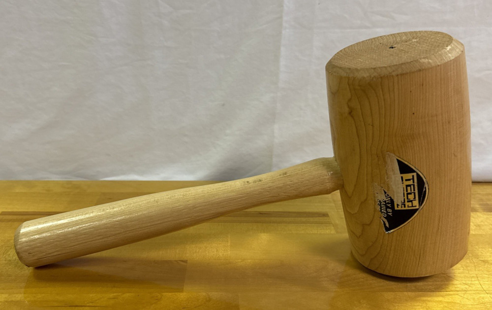 TECH SLEDGE  12" Long Wood The One Simple Tool To Fix All High Tech Problems VGC