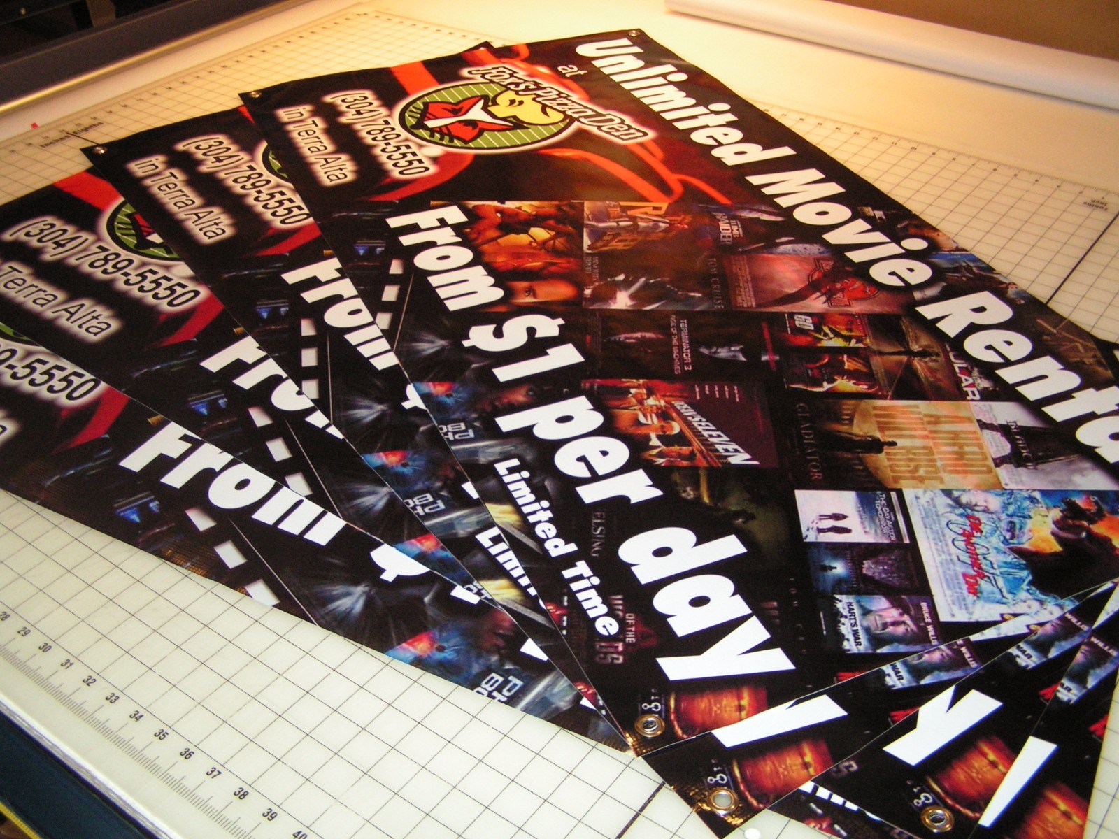 3' x 5' COMMERCIAL GRADE Full Color Custom Banner 13oz Vinyl - NDA S&H