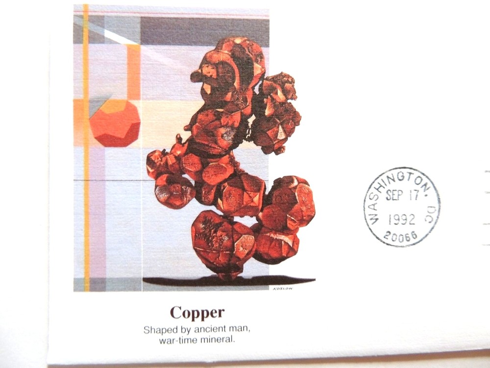 September 17th, 1992 "Copper" First Day Issue