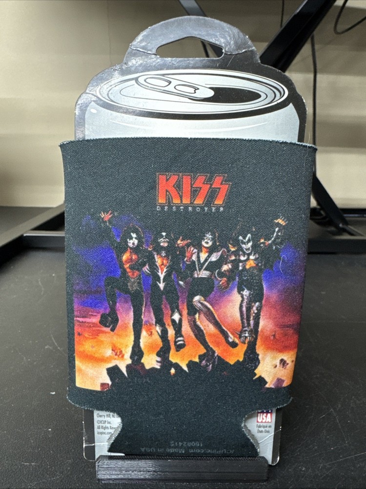 KISS Destroyer album drink can koozie official 2012 by Icup inc made in USA