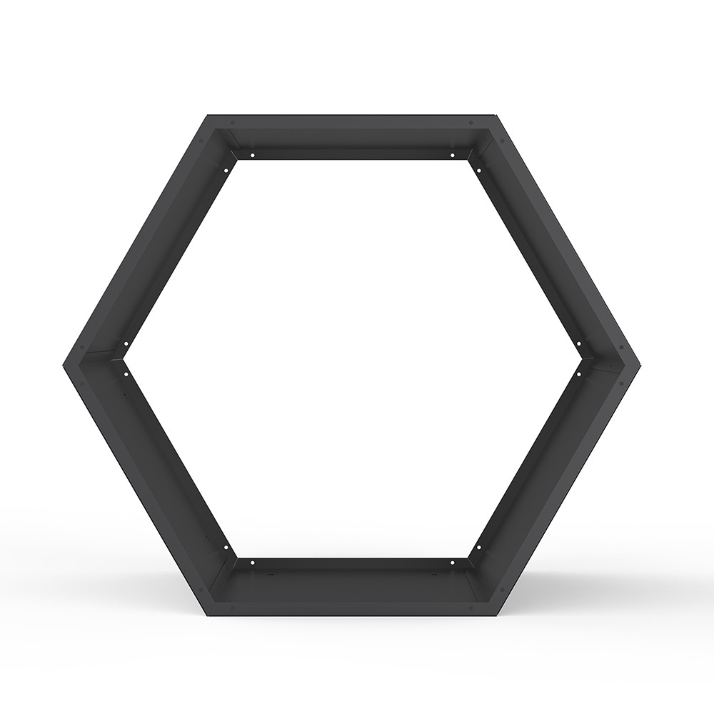 3PCS Firewood Rack Outdoor Indoor Fire Wood Rack -20 in. Hexagon Fire Log Holder