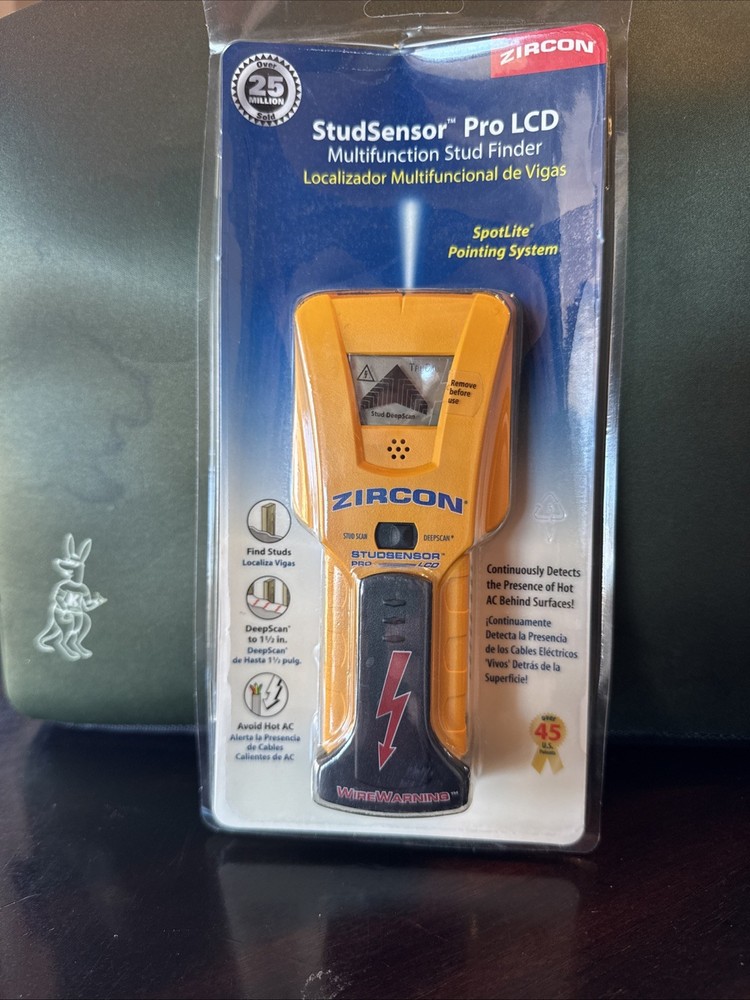 Zircon Stud Sensor Pro LCD Stud Finder New